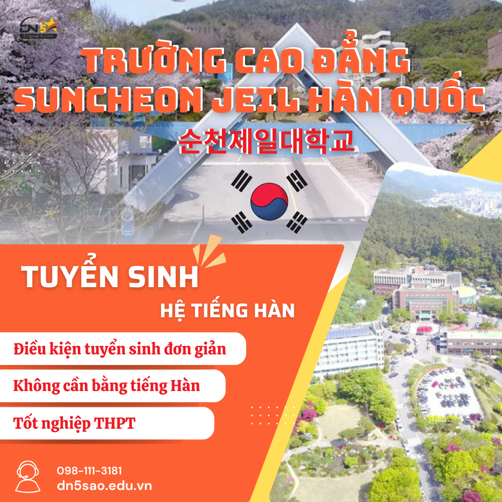 Tuyển Sinh Hệ Tiếng Hàn Tại Trường Cao Đẳng Suncheon Jeil - Hàn Quốc